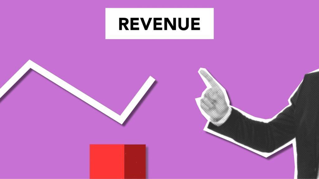 Graphic depicting the concept of revenue