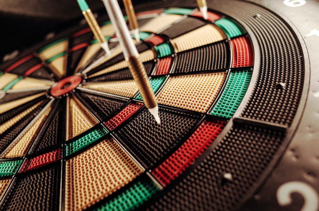 Dart Pins on Electric Dashboard